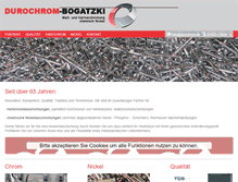 Tablet Screenshot of durochrom-bogatzki.de